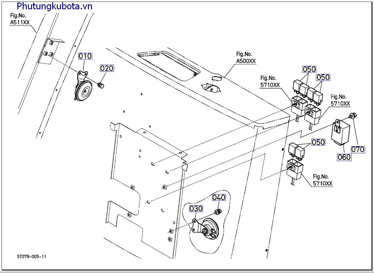 Rơ le/ đầu nhọn ( thân)>=507067
